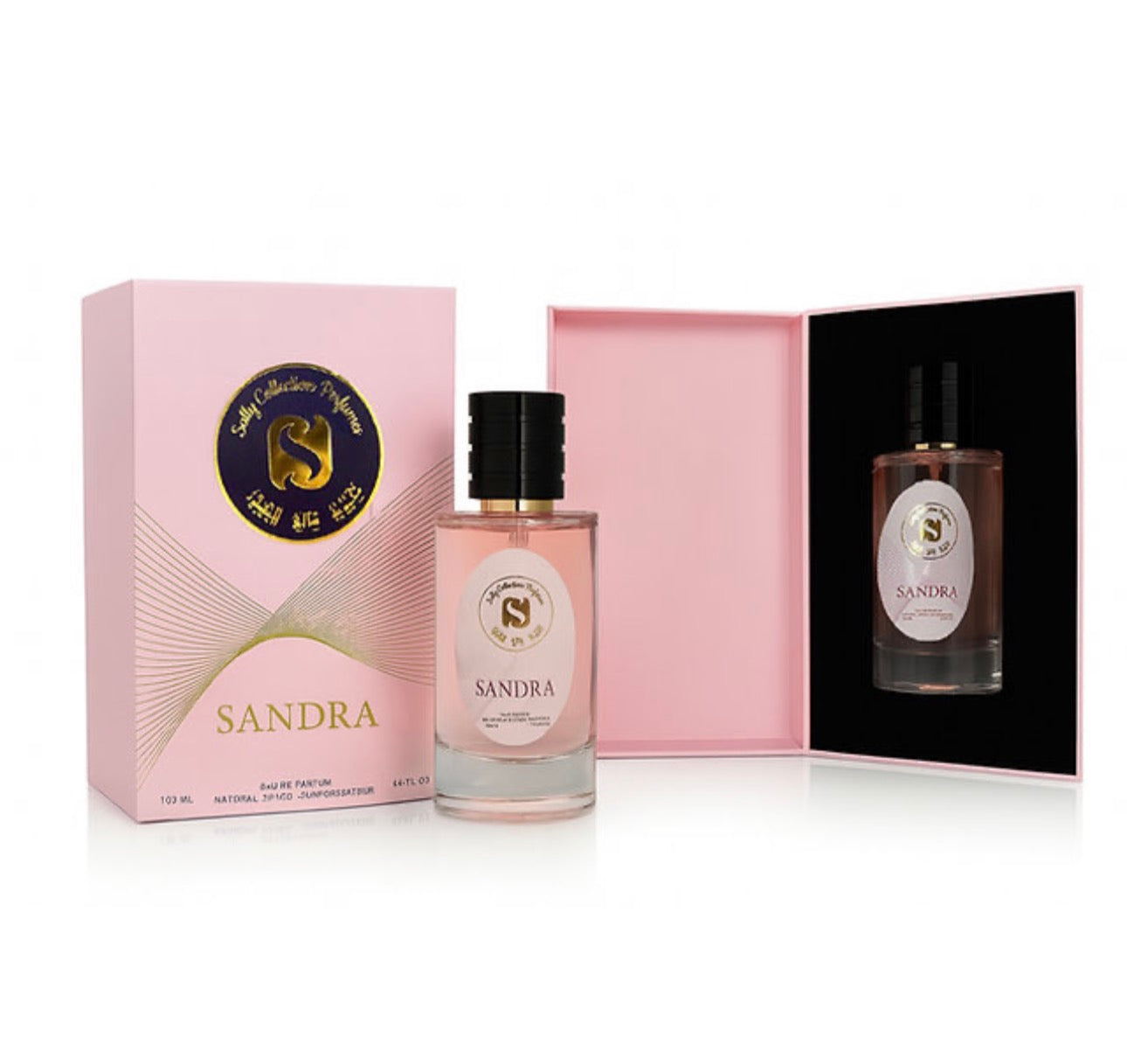 Sandra Unisex Oriental Floral Perfume Jasmine Saffron Amber Woody Notes Fir Resin Base