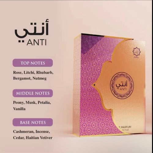 Anti 100ML 3.4FL. OZ EDP