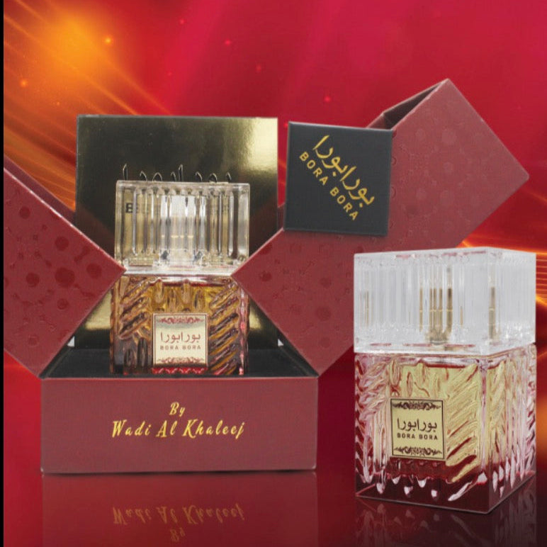 Bora Bora by Wadi Al Khaleej Eau De Parfum Spray 100ml 3.4 Fl Oz Long Lasting Fresh Scent for Everyday Wear