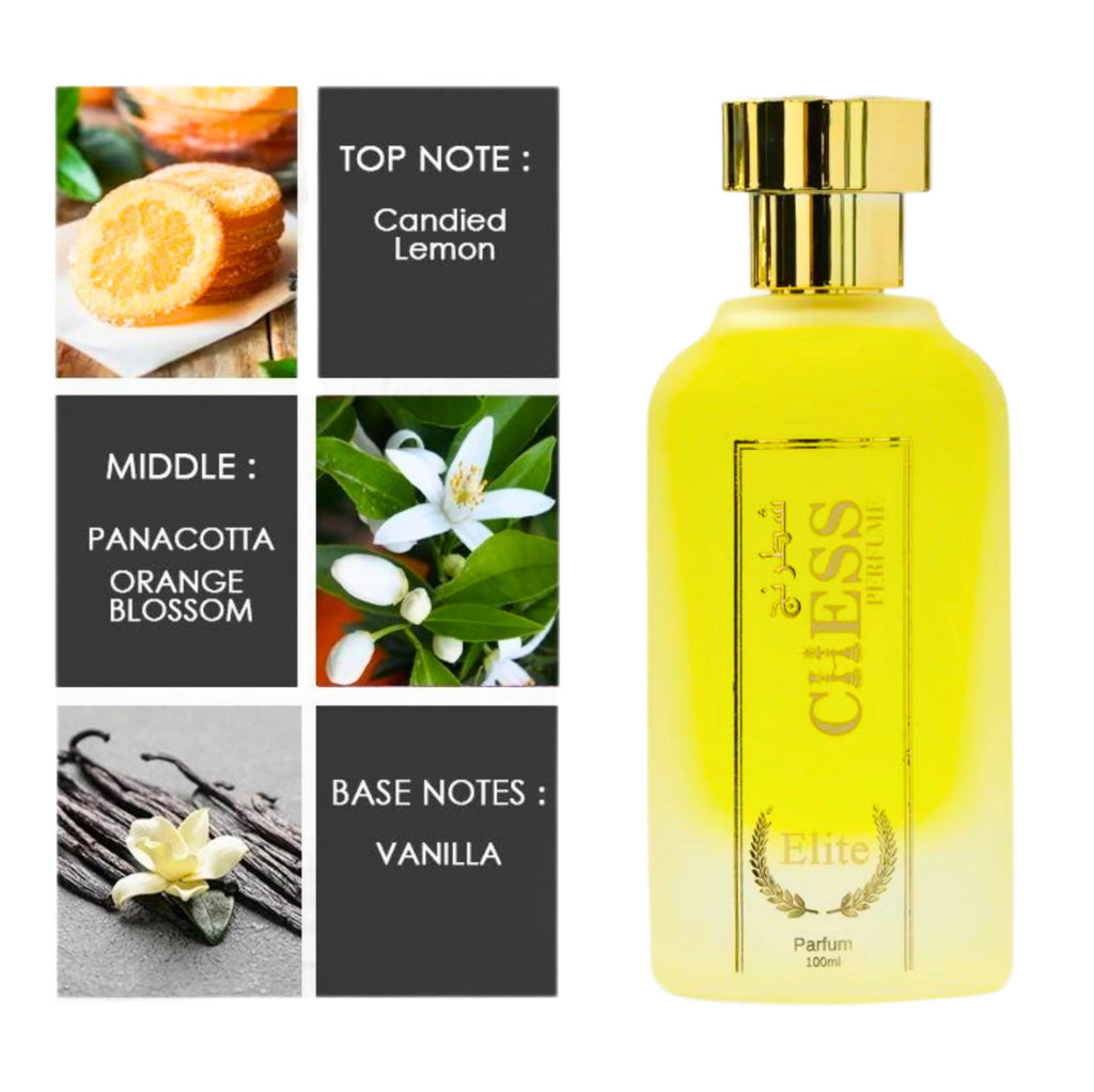 Chess Elite Eau De Parfum 100 Ml 3.4 Fl Oz Invigorating Modern Fragrance For Confident Versatile Daily Wear