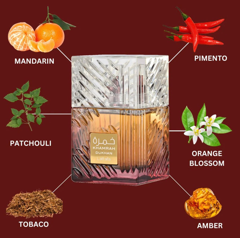 Khamrah Dukhan EDP Spray 100ML
(3.4 OZ) by Lattafa