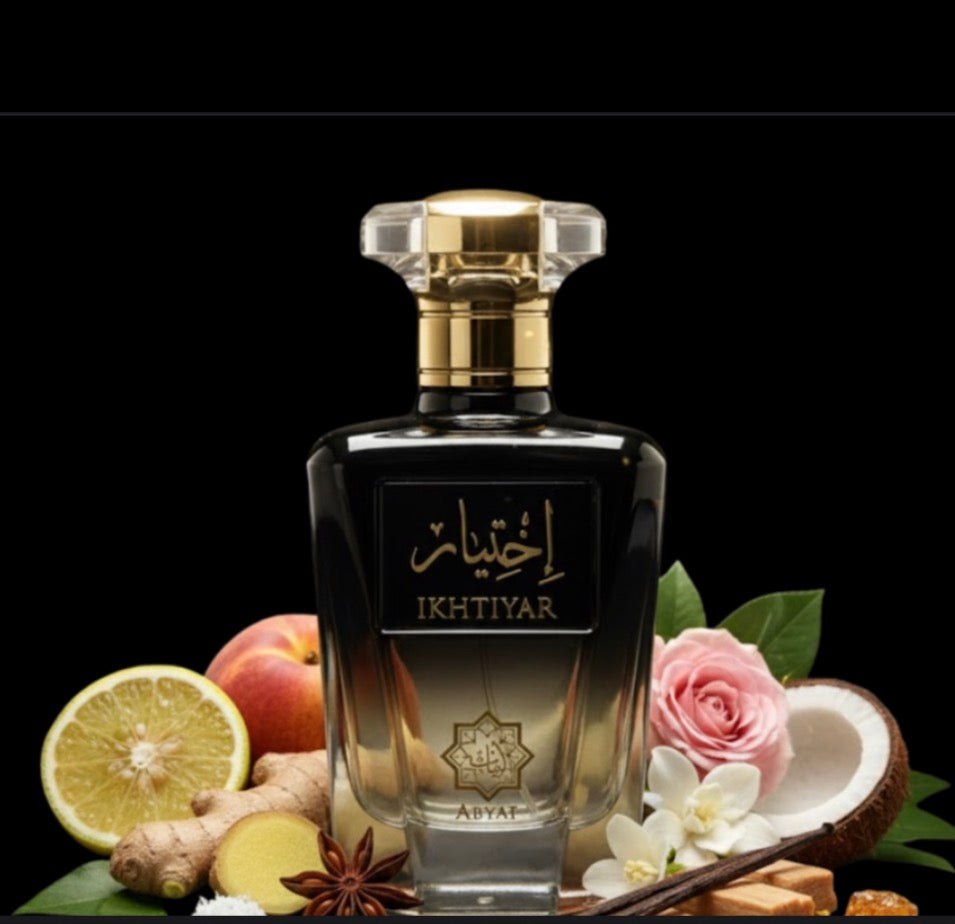 Abyat Ikhtiyar EDP 90ml Unisex Fragrance Featuring Citrus Spices Florals And Woods