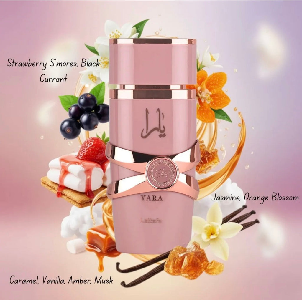 Yara Elixir Eau De Parfum Spray 100ml (3.4 oz) by Lattafa