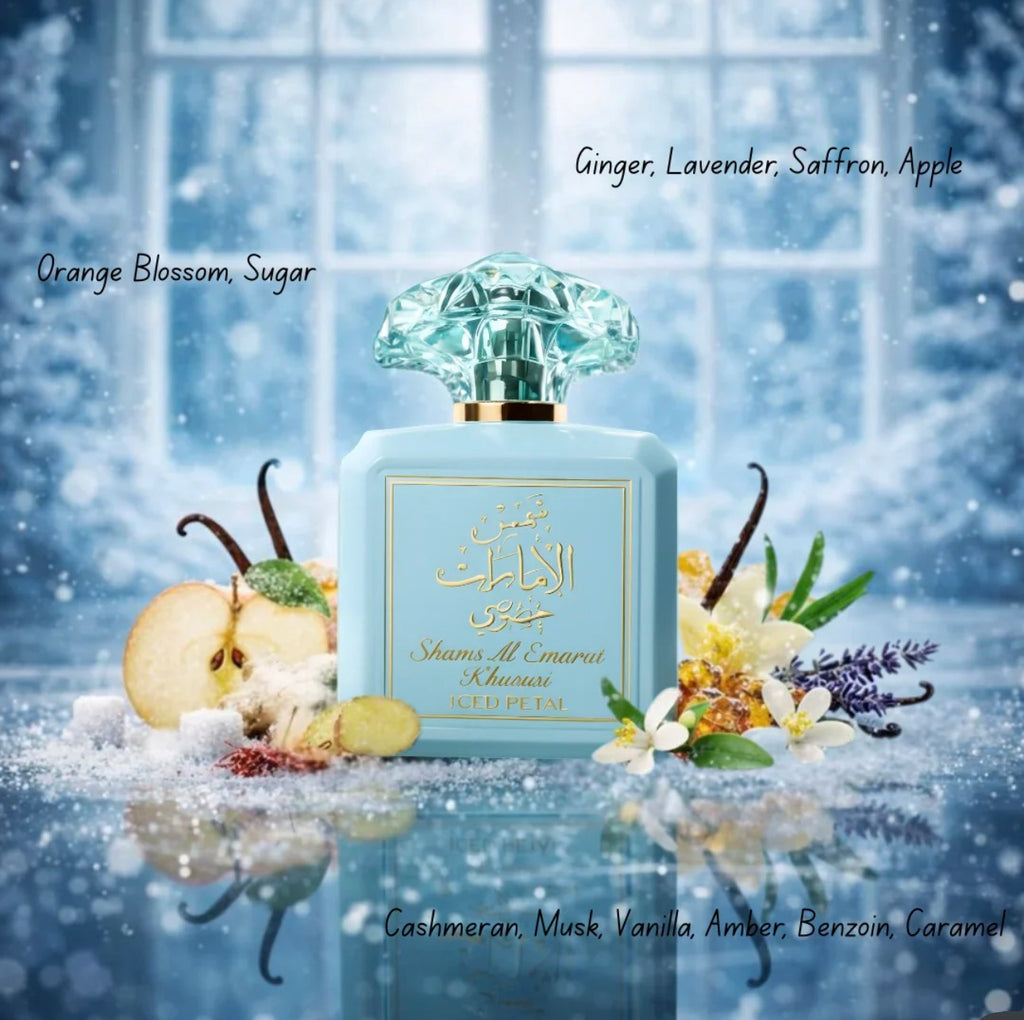 Shams Al Emarat Khususi Iced Petal Eau de Parfum Spray
100ml (3.4 oz) by Ard Al Zaafaran
