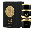 Lattafa Asad For Men Eau De Parfum Spray 3.4 Fl Oz Spicy Woody Sweet Fragrance Rich Long Lasting Scent