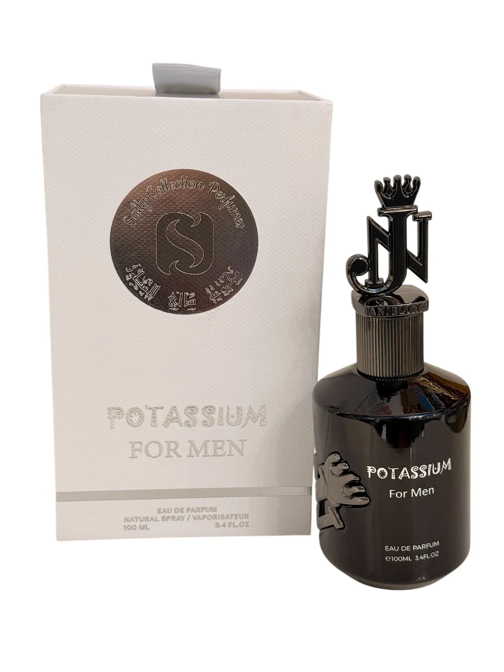 Potassium For Men Eau De Parfum By Sally Collection Bright Pink Pepper Fresh Orange White Freesia Myrrh Vetiver