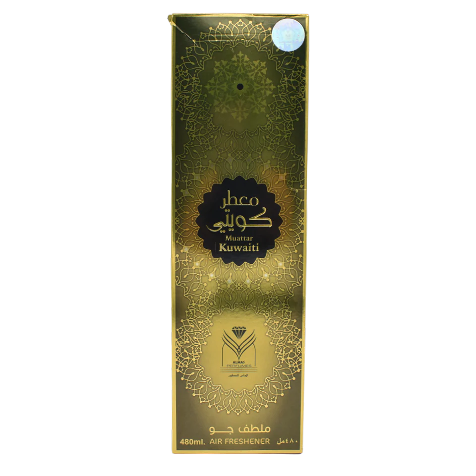 Kuwaiti Air Freshener 480ml Oriental Bouquet Luxury Fragrance With White Flowers Patchouli Saffron Oud