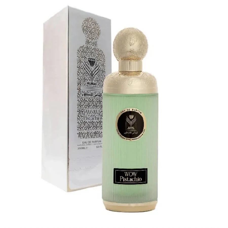 Wow Pistachio Eau De Parfum 200ml Six Point Eight Fl Oz Premium Fragrance For Everyday Wear Long Lasting