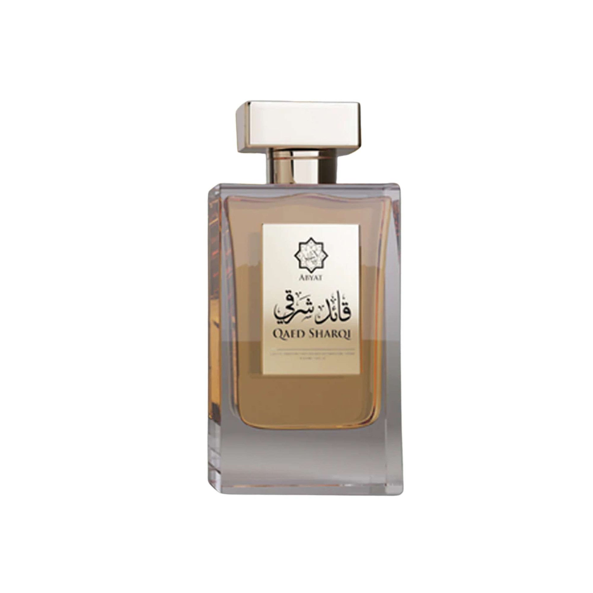 Abyat Qaed Sharqi 100ml 3.4FL Oz Eau de Parfum for Men Oud Leather Amber Spiced Fragrance