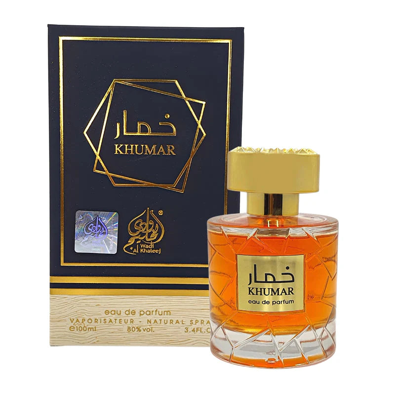 Khumar Eau De Parfum 100ml 3.4 Fl Oz Long Lasting Luxury Fragrance For Evening Wear