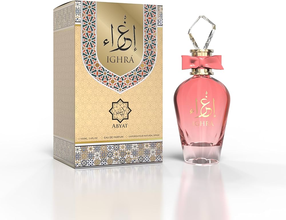 Ighra 100ML Eau de Parfum EDP 3.4 FL OZ Bergamot Water Jasmine Rose Patchouli Sandalwood For Everyday Sophistication